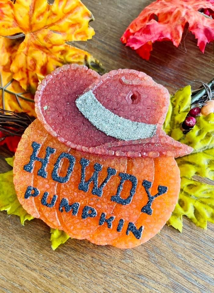 Howdy Pumpkin Car Freshie