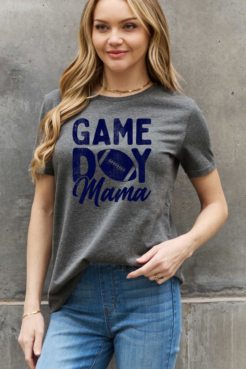 Game Day Mama Graphic Cotton Tee