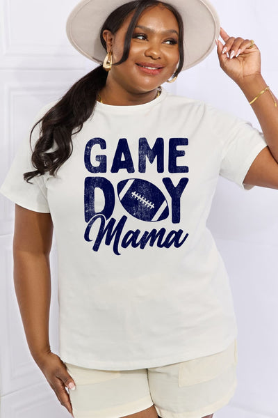 Simply Love GAMEDAY MAMA Graphic Cotton Tee