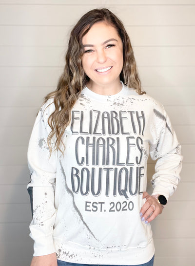 Elizabeth Charles Splatter Sweatshirt